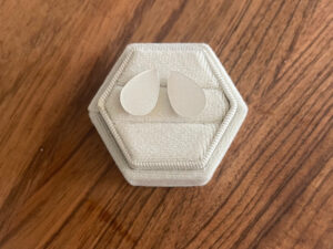 The Milk Drop Earrings